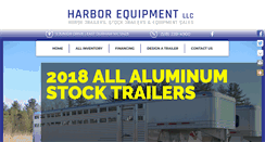 Desktop Screenshot of harborequipment.com