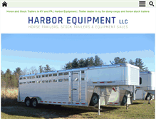 Tablet Screenshot of harborequipment.com